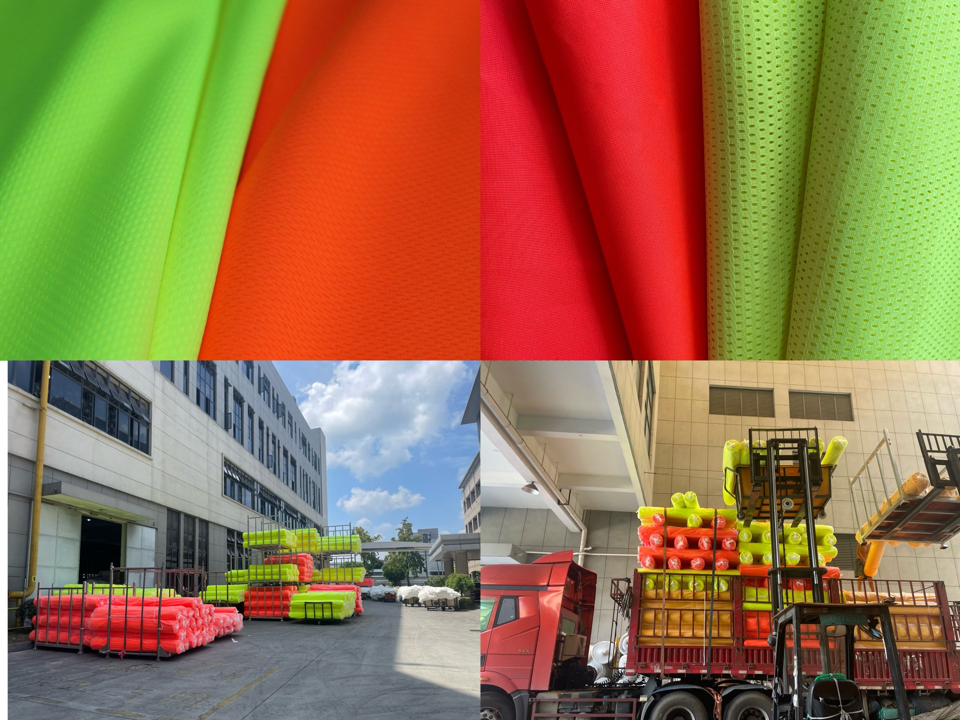 Fluoreszkáló szövet gyártása és alkalmazása
